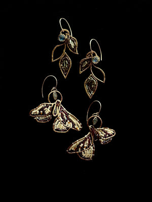 Metals + Beads - Gandalfs Moth + Elven leaves