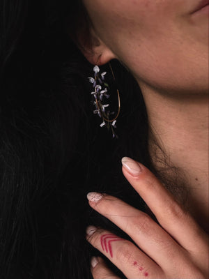 Florals - Wisteria Hoops