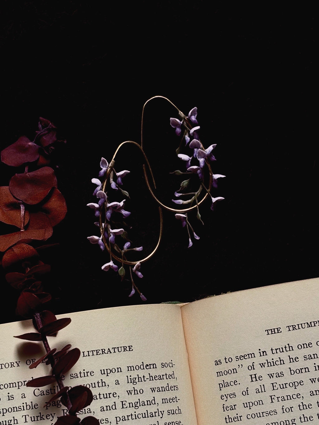 Florals - Wisteria Hoops