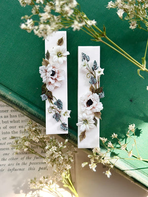 Ethereal Blooms no. 74 - Anemone + Simbelmynë + Moon Flower