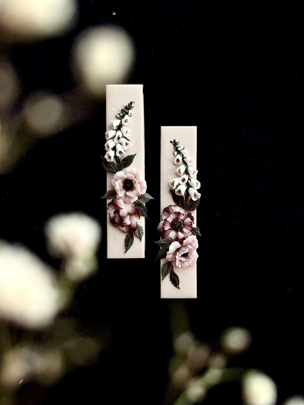 Delux Vintage Floriography no. 03 - Foxglove + Anemones
