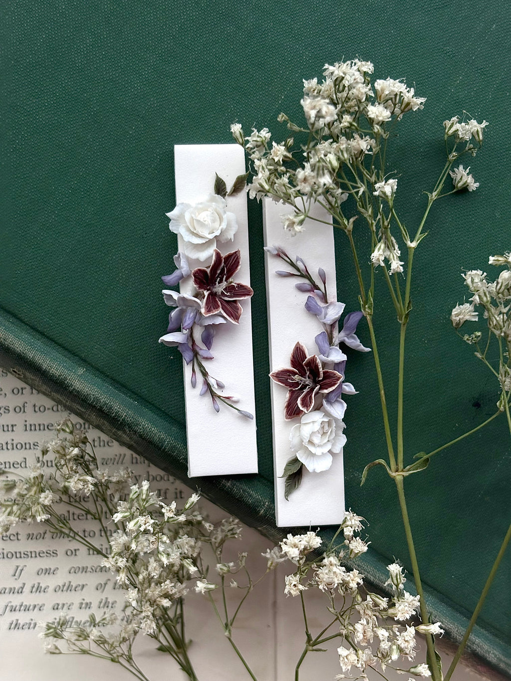 Ethereal Blooms no. 72 - Classic Rose + Lily + Wisteria