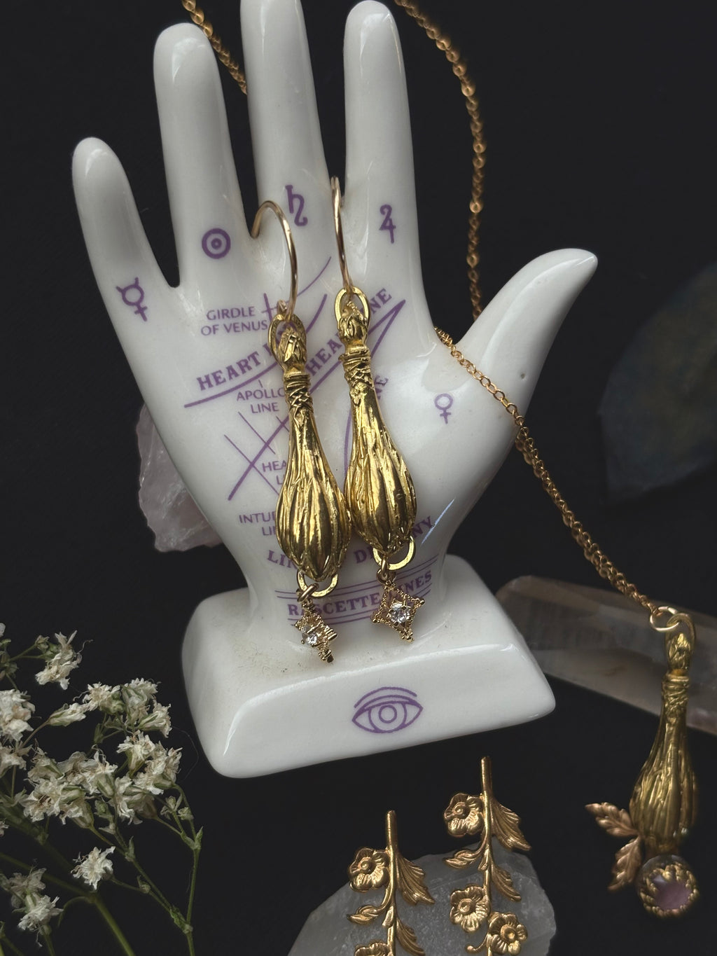 Metals - Phial of Galadriel Earrings