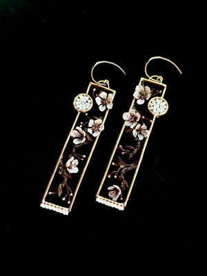 Fantasy Flora no. 09 - Beaded White Cherry Blossoms