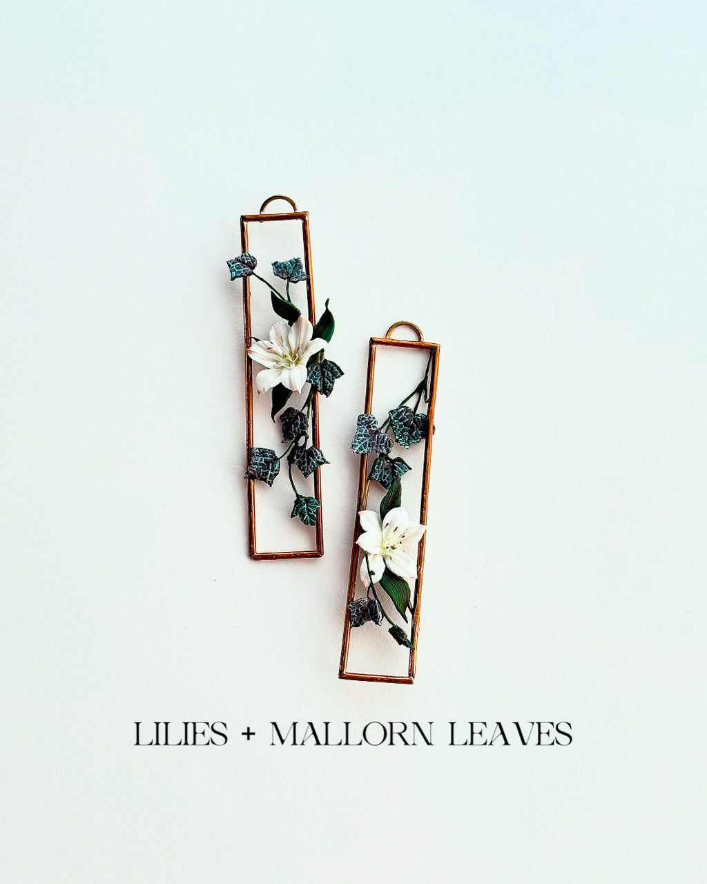 Fantasy Flora no. 07 - Lilies + Mallorn Leaves